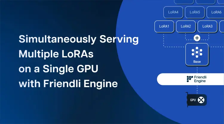 Simultaneously Serving Multiple LoRAs on a single GPU with Friendli Inference thumbnail
